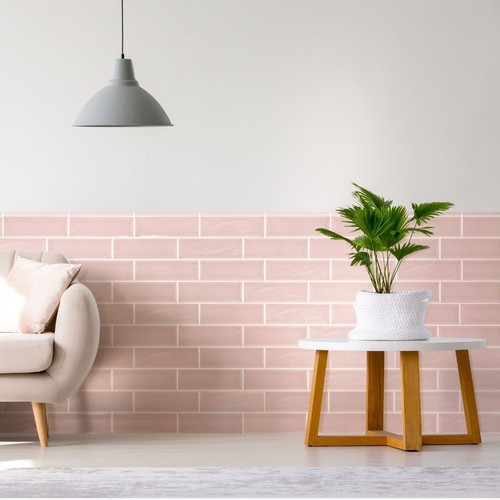 Ariya pink subway tile - 10, x