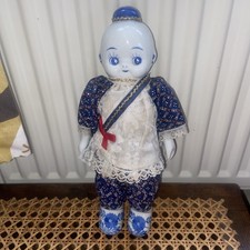 Vintage Chinese Delft Style