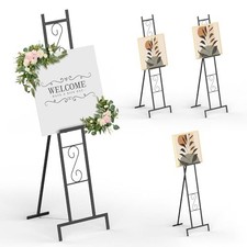  58IN Black Easel Stand for
