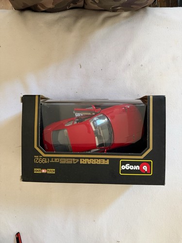 Burago ferrari 456gt red model - 456gt,