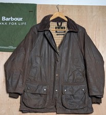 Barbour Ladies Winter Bedale Wax Jacket Brown Colour Rustic Size 12 