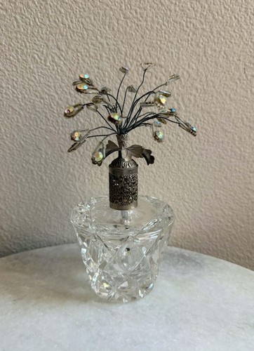 Vintage cut glass - cut, perfume