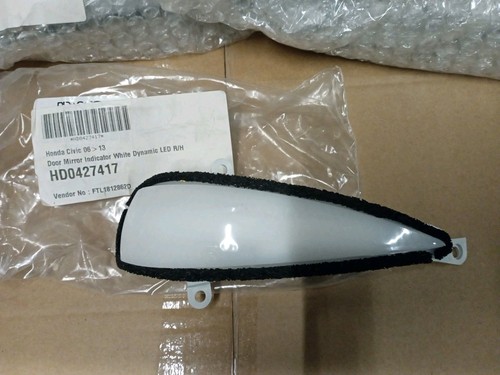 Right side door mirror white - right,