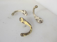 Antique Brass Hooks Old Coat