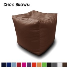 Cotton Bean bag Cube Pouffe