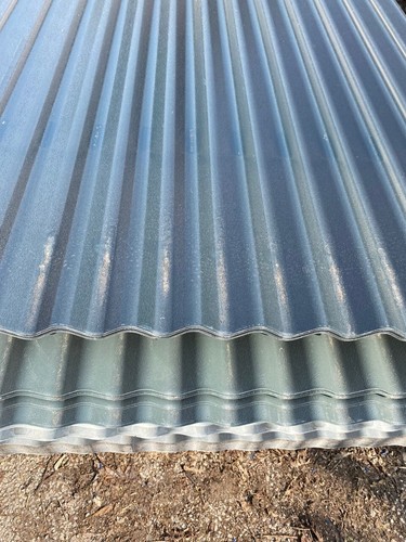 Corrugated anthracite pvc - corrugated,
