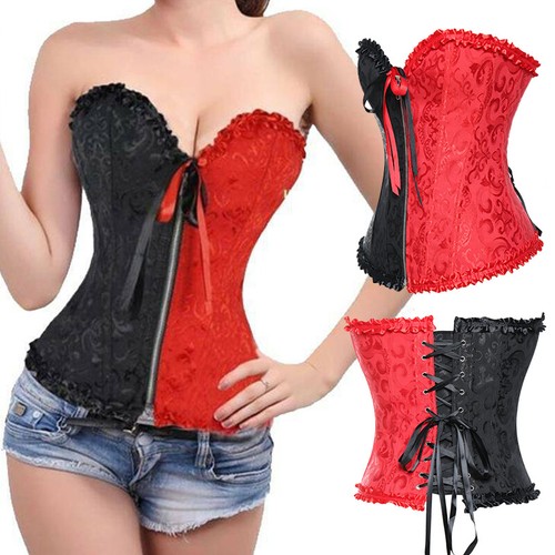 Women sexy boned corset - boned,