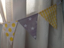 BUNTING CURTAIN NURSERY TIE