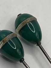 BEAUTIFUL PAIR OF  ANTIQUE/VINTAGE HAT  PINS (B68)