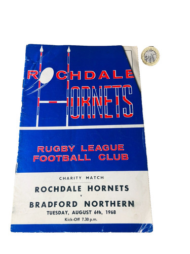 Rugby programme rochdale - rugby,