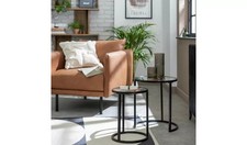 Home Boutique Nest of 2 Tables - Black (RRP £45)