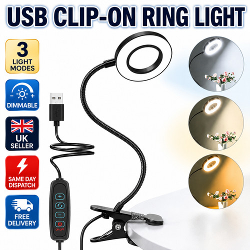 Led usb rechargeable clamp - usb,