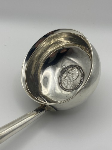 Georgian silver toddy ladle - silver,