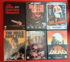 6 x Original Video Nasties. Horror DVD. Bundle. Free Postage. 