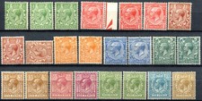 (172) 23 VERY GOOD GV 1924 ISSUE TO 1/- MOUNTED MINT SOME SHADES SG418 - SG429