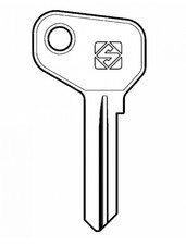 Classic Car key - FIAT (Silca AF7A) - Uncut Key Blank