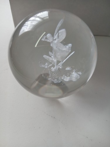 Glass sphere with laser - glass,