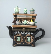 Vintage Regency Fine Art Miniature Aga Cooker Tea Pot Trinket Box 8cm