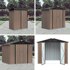Garden Shed Metal Pent/Apex Roof 5 x 3, 6 x 4, 8 x 6 Storage House Tool Sheds UK