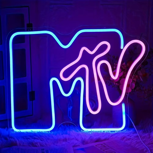 Mtv neon sign led wall - sign,