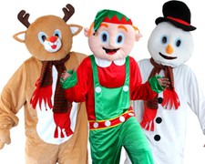 ADULT CHRISTMAS MASCOT COSTUME