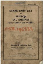 RUSTON CSBS & CSBP DIESEL