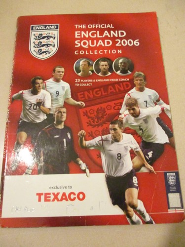 Texaco official england - england, squad