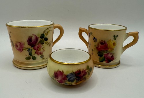 Three royal worcester - three,