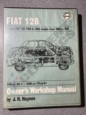 087 FIAT 128 1100 1300 1969 - 1974 HAYNES OWNERS WORKSHOP MANUAL 087