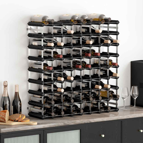 Wine rack black solid - wine,