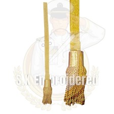 Gold Sword Knot Gold  Fringe Ribbon  Strips .