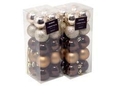 Earth Tones Christmas Baubles