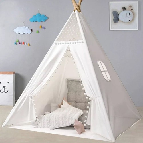 Kids large canvas teepee - large,