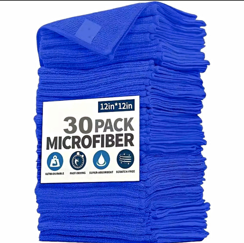Pack blue microfibre - 30,
