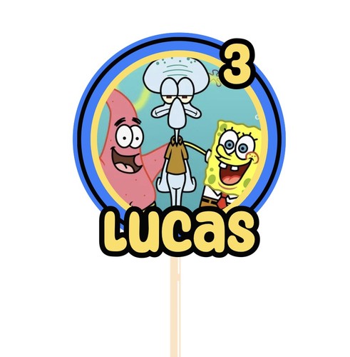 Spongebob cake topper - cake, birthday