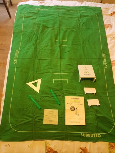 Subbuteo cricket pitch - cricket,