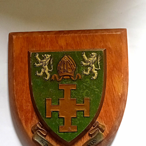 Wooden shield coat arms - wooden,