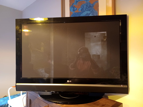 Black television inch - lg,