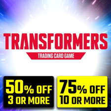 TRANSFORMERS TCG WAVE 1 CHARACTER CARDS - AUTOBOT / DECEPTICON - HOLO / FOIL NEW