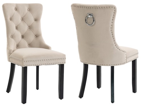 Salisbury velvet dining chairs - salisbury,