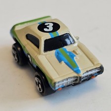 Micro Machines Pontiac '68 '69 GTO Cream Green Blue 3 Rare Variant