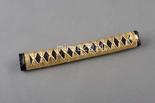 Black real rayskin - real, handle