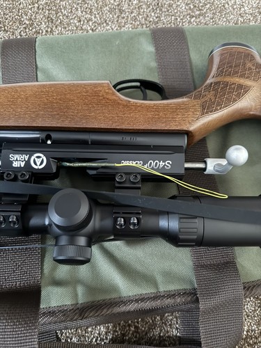 Air rifle pull - air, pull-through