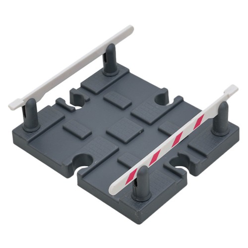 Train track railing barrier - track,