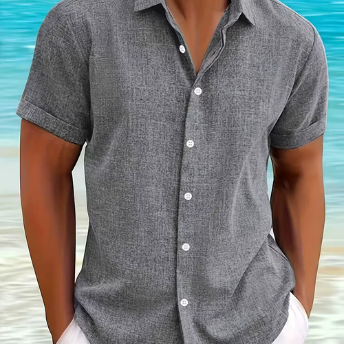 Mens cotton linen shirt - mens,