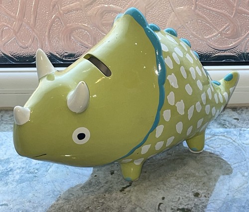 Dinosaur green ceramic novelty - dinosaur,