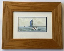 Digby Page Signed Framed Nautical Watercolour.