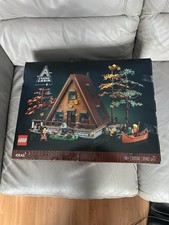 LEGO Ideas 21338 A-Frame Cabin Building Set with Manuals and Minifigures