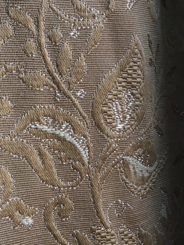 Pair heavy brocade gold - of,
