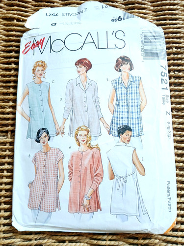 Vintage 1990s easy - 1990s, mccalls